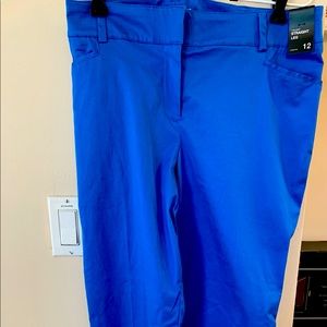 Ny&co crop pant straight leg in cobalt NWT